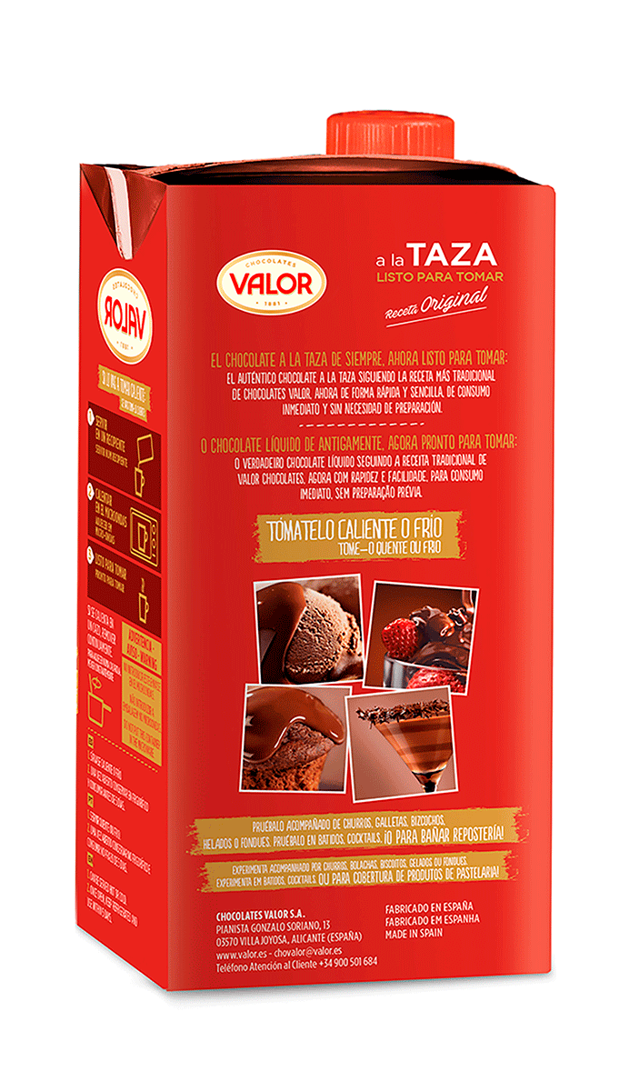 CHOCOLATE A LA TAZA LISTO ORIGINAL 1 LITRO