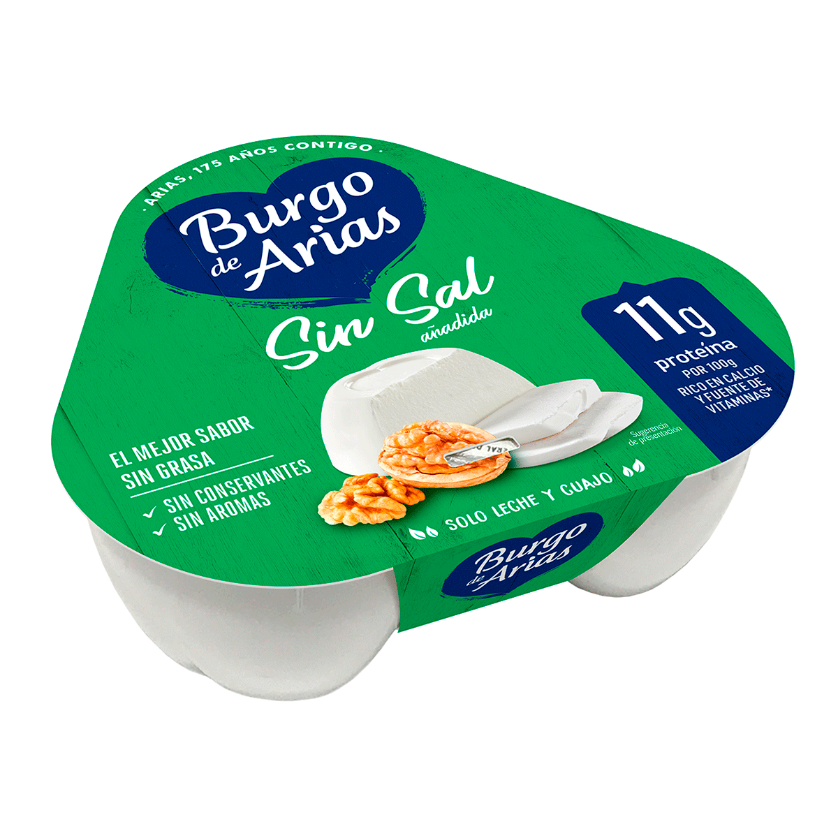 QUESO FRESCO SIN SAL 72 GRS. PACK 3