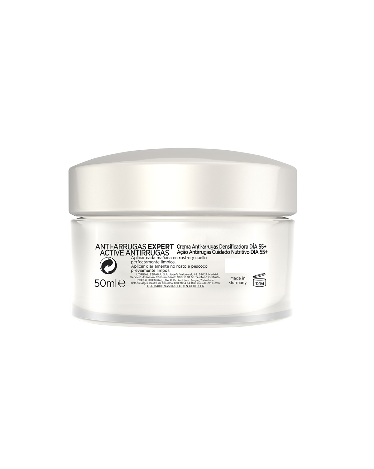 CREMA DENSIFICAD ANTI-ARRUGAS EXPERT 55+ 50 ML.