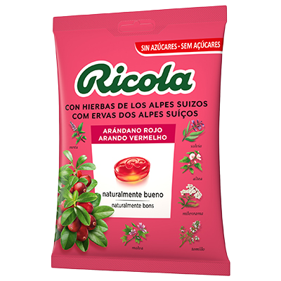 CARAMELOS DE AR&Aacute;NDANO ROJO SIN AZ&Uacute;CAR 70 G.