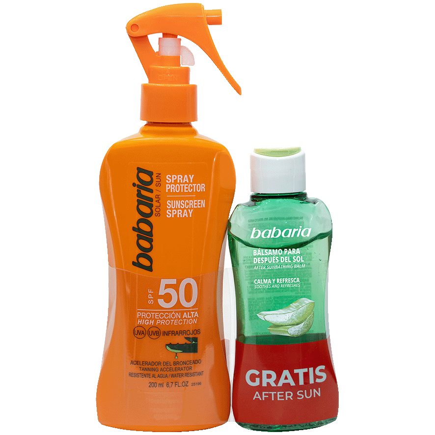 PROTECTOR SOLAR ALOE VERA SPF 50 200 ML.