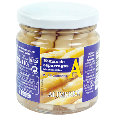 YEMAS DE ESP&Aacute;RRAGOS EXTRA 180 G.