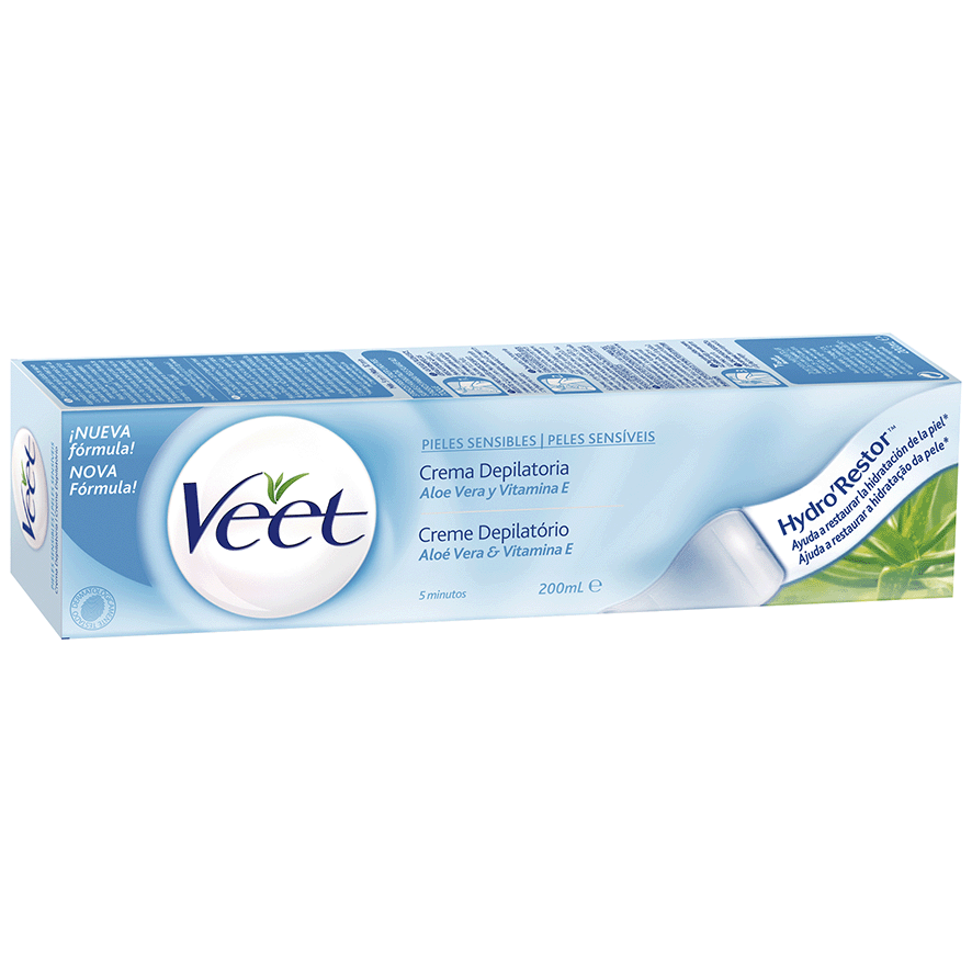 CREMA DEPILATORIA PIEL SENSIBLE 200 ML.