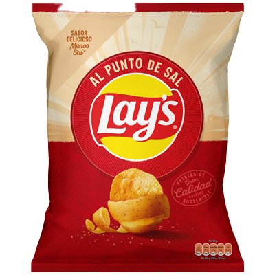 PATATAS FRITAS AL PUNTO DE SAL 150 G.