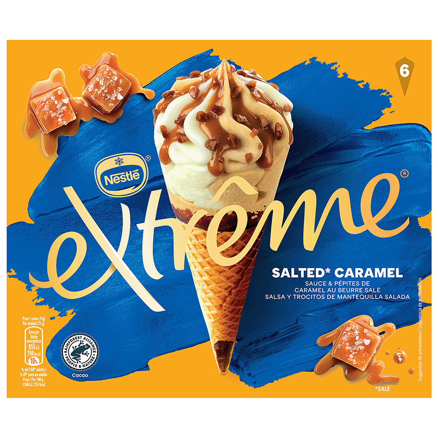 HELADO SALTED CARAMEL EXTREME PACK 6