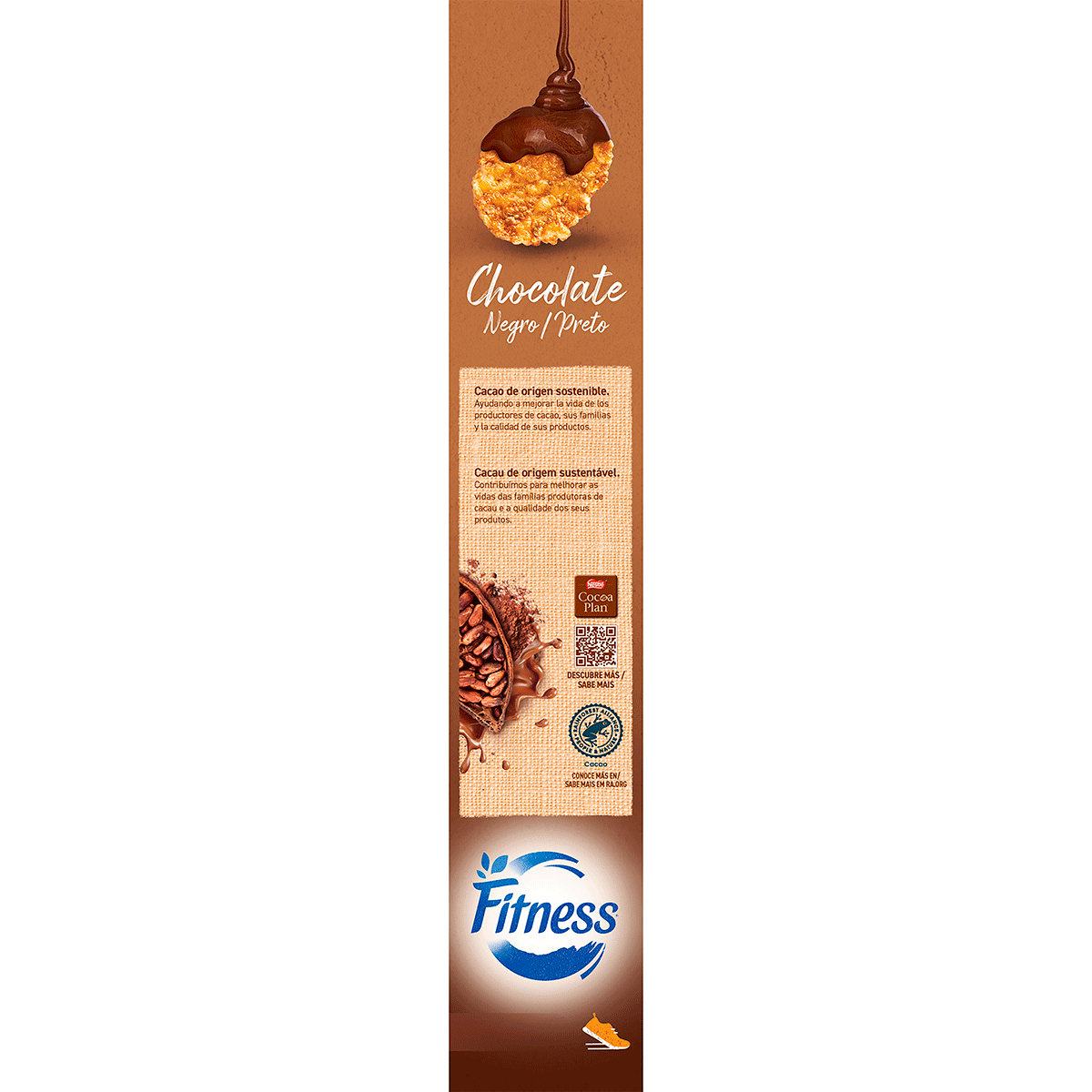 CEREALES CON CHOCOLATE NEGRO 375 G.
