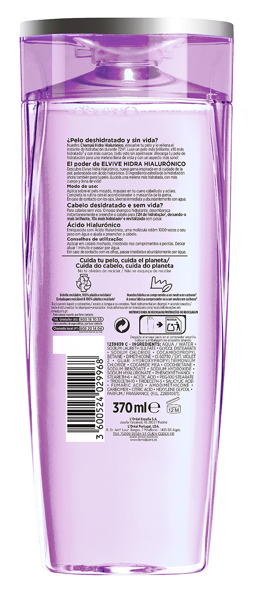 ACONDICIONADOR HIDRA HIALUR&Oacute;NICO 300 ML.
