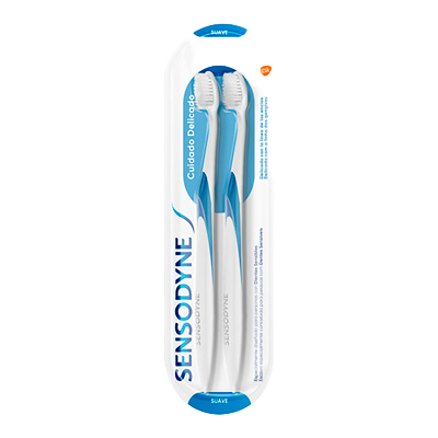 CEPILLO DENTAL SUAVE CUIDADO DELICADO PACK 2