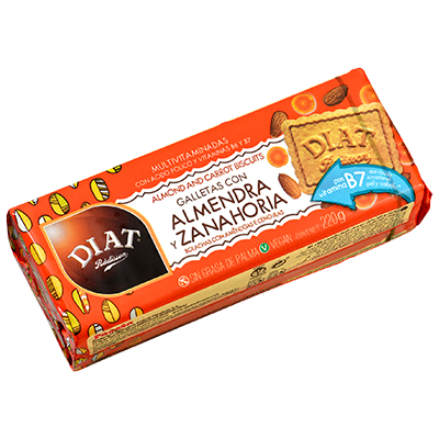 GALLETAS CON ALMENDRA Y ZANAHORIA 220 G.