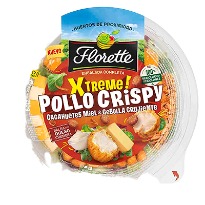 ENSALADA COMPLETA XTREME POLLO CRISPY! 210 G.