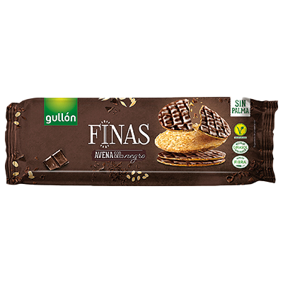 GALLETAS FINAS AVENA CON CHOCOLATE NEGRO 150 G.
