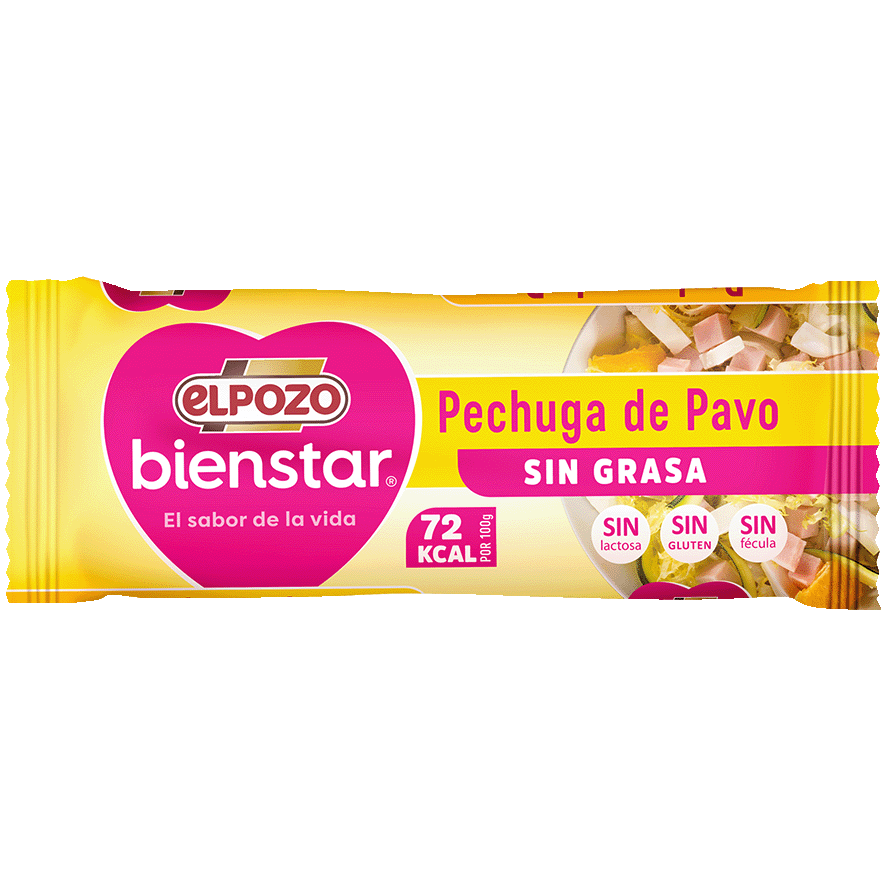 PECHUGA DE PAVO BIENSTAR 380 G.