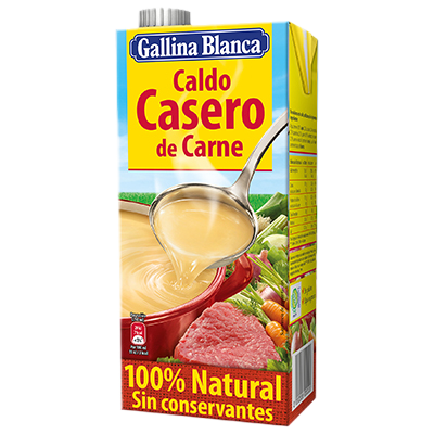 CALDO CASERO DE CARNE 100% NATURAL 1 LITRO
