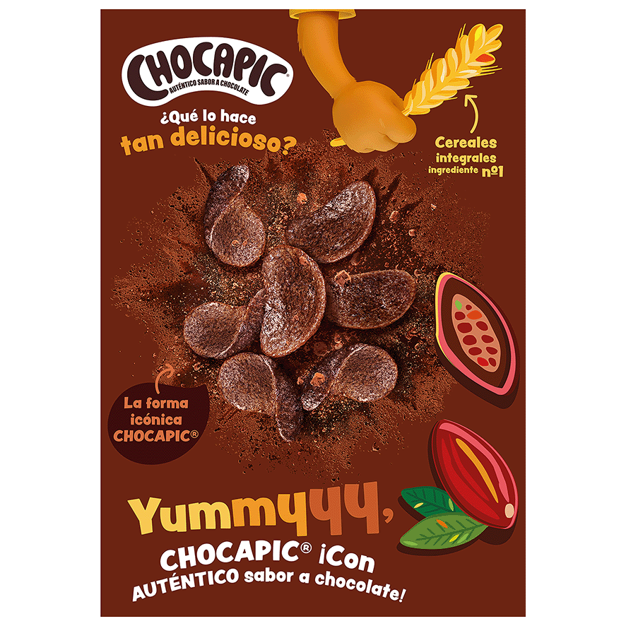 CEREALES INTEGRALES CON CHOCOLATE 375 G.