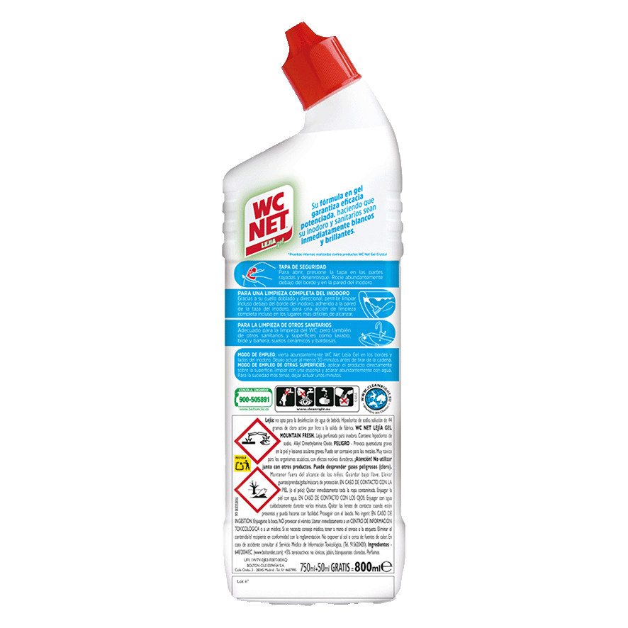 GEL CON LEJ&Iacute;A MOUNTAIN FRESH 750 ML.