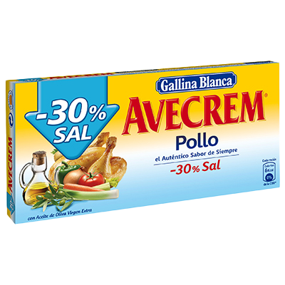 CALDO DE POLLO -30% SAL 10 PASTILLAS