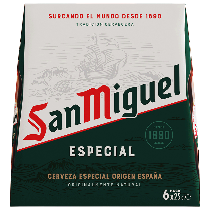 CERVEZA 25 CL. PACK 6