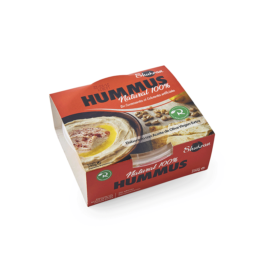 HUMMUS 100% NATURAL 220 G.
