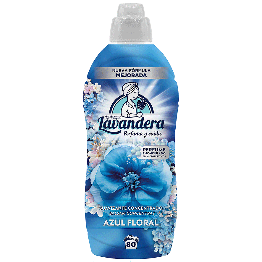 SUAVIZANTE AZUL FLORAL 80 LAVADOS