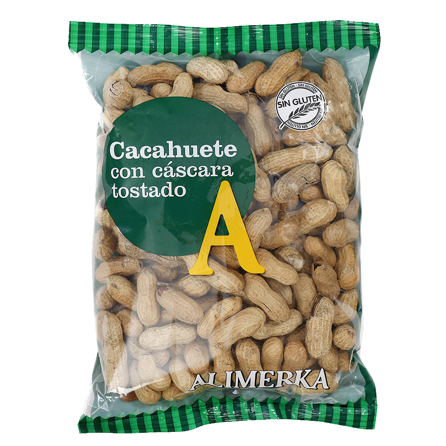 CACAHUETES JUMBO CON C&Aacute;SCARA 400 G.