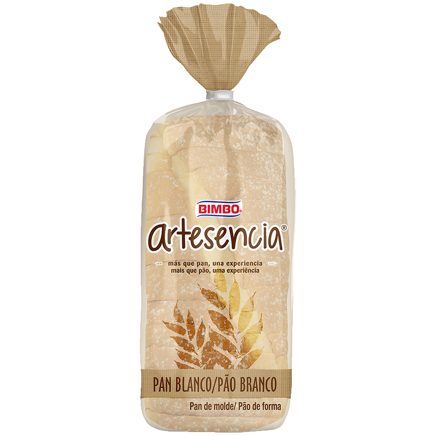 PAN DE MOLDE ARTESENCIA BLANCO 550 G.