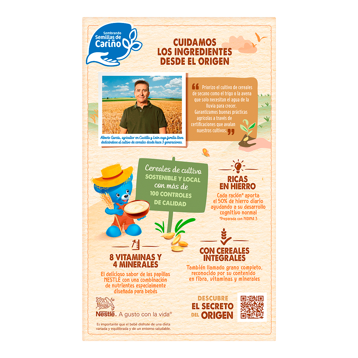 PAPILLA 8 CEREALES CON CACAO 475 G.