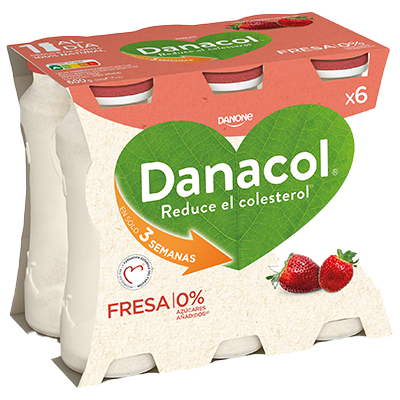 YOGUR L&Iacute;QUIDO DE FRESA 0% 100 G. PACK 6