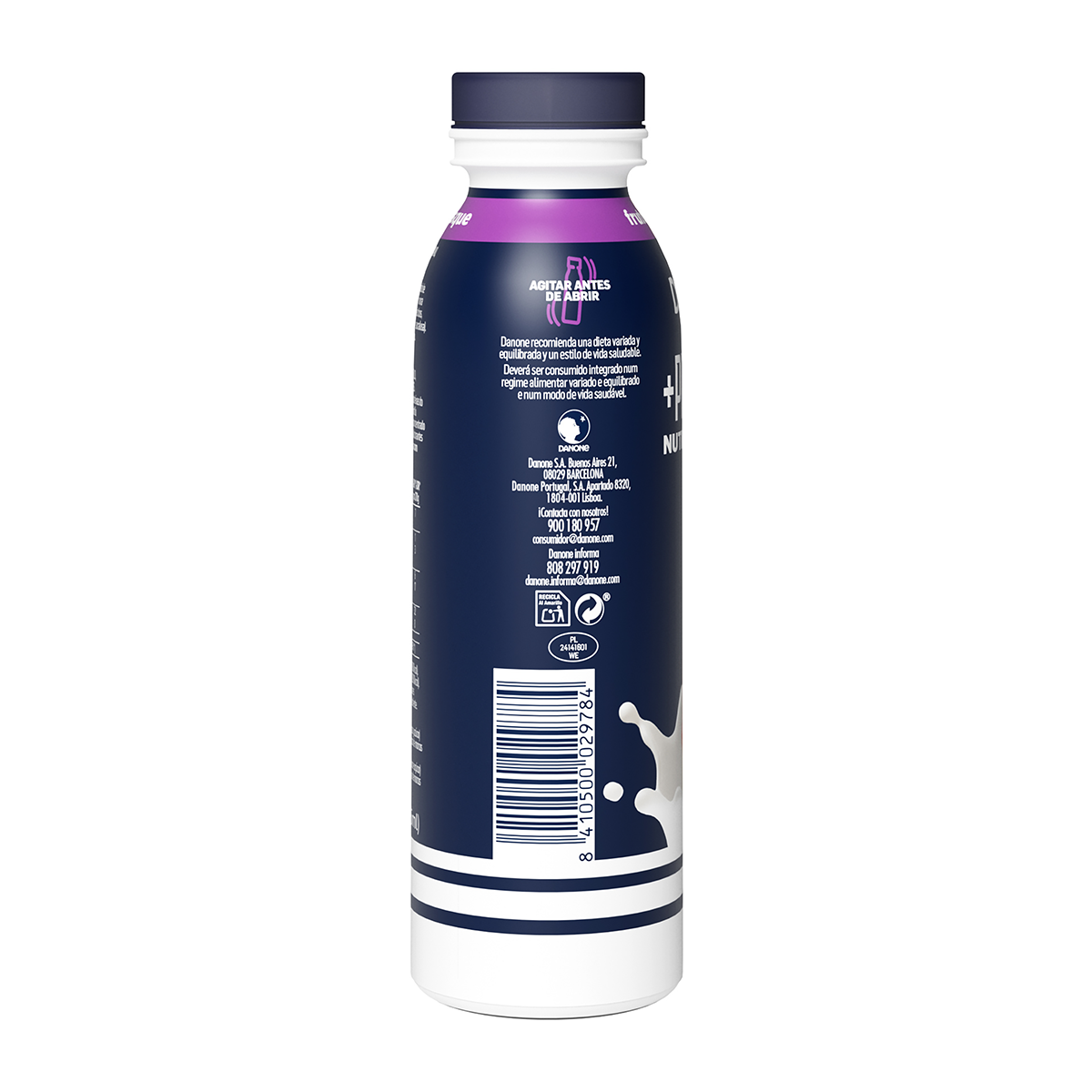 YOGUR L&Iacute;QUIDO +PROTE SABOR FRUTOS BOSQUE 270 ML.