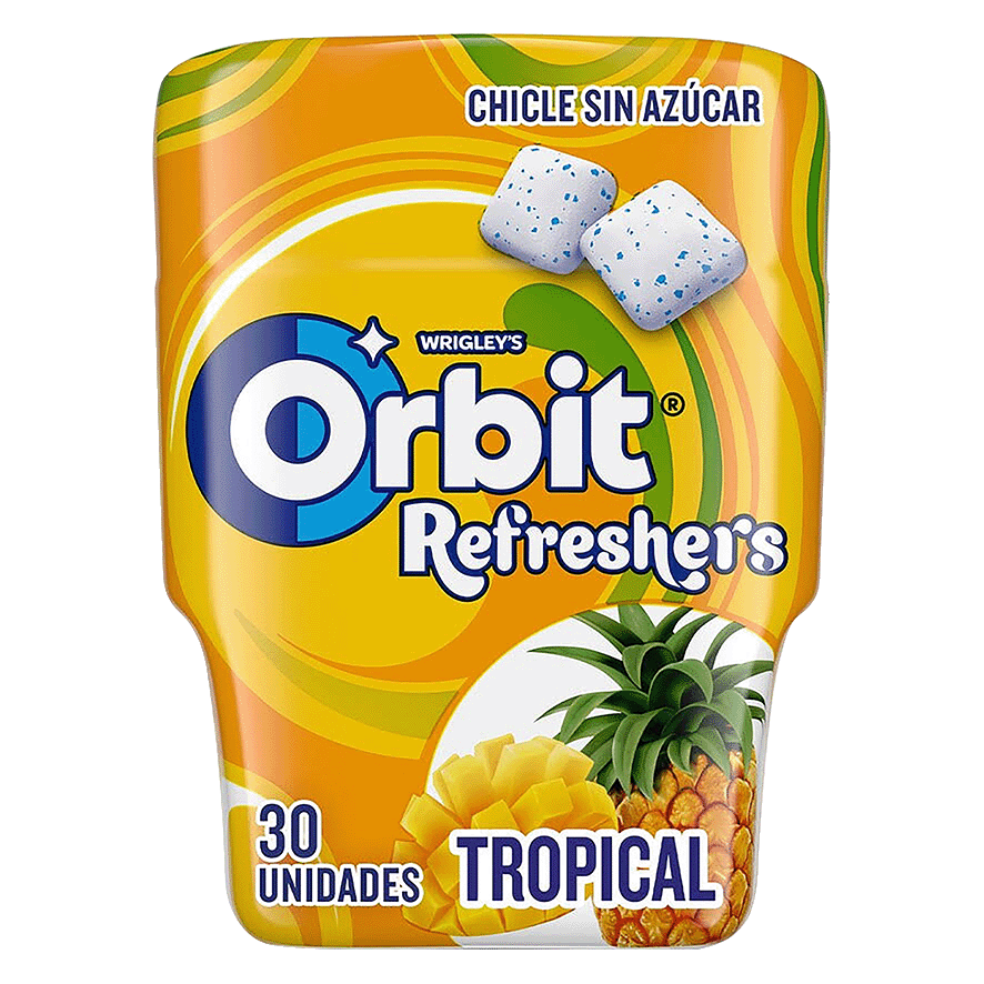 CHICLES TROPICALES 30 UDS.