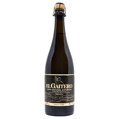SIDRA NATURAL ESPUMOSA ETIQUETA NEGRA 75 CL.
