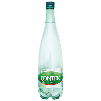 AGUA MINERAL CON GAS 1 LITRO