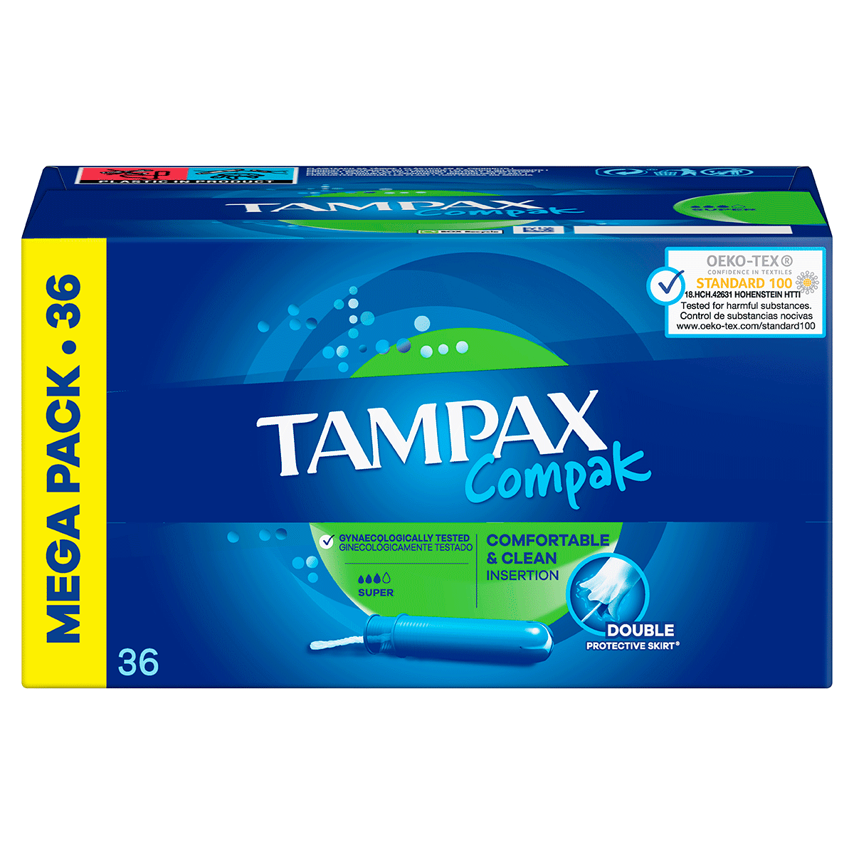 TAMPONES SUPER 36 UDS.