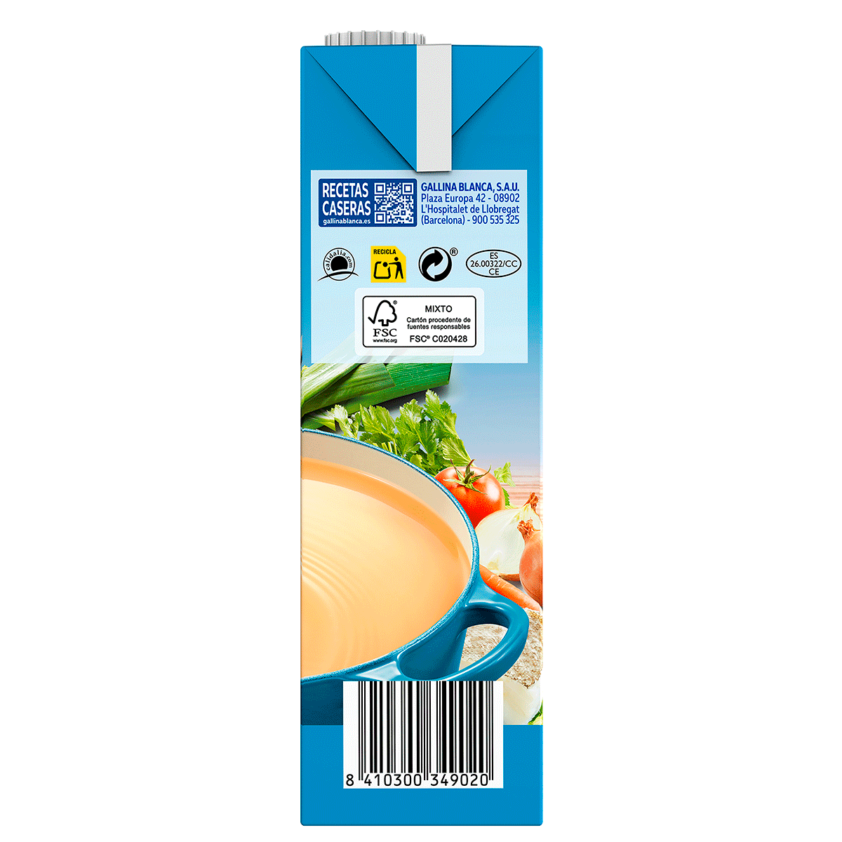 CALDO CASERO DE PESCADO 100% NATURAL 1 LITRO