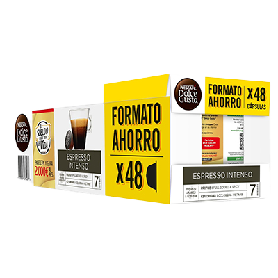 CAF&Eacute; ESPRESSO INTENSO 16 C&Aacute;PSULAS PACK 3