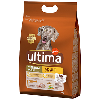 COMIDA PARA PERROS ADULTOS MEDIUM-MAXI 3 KILOS
