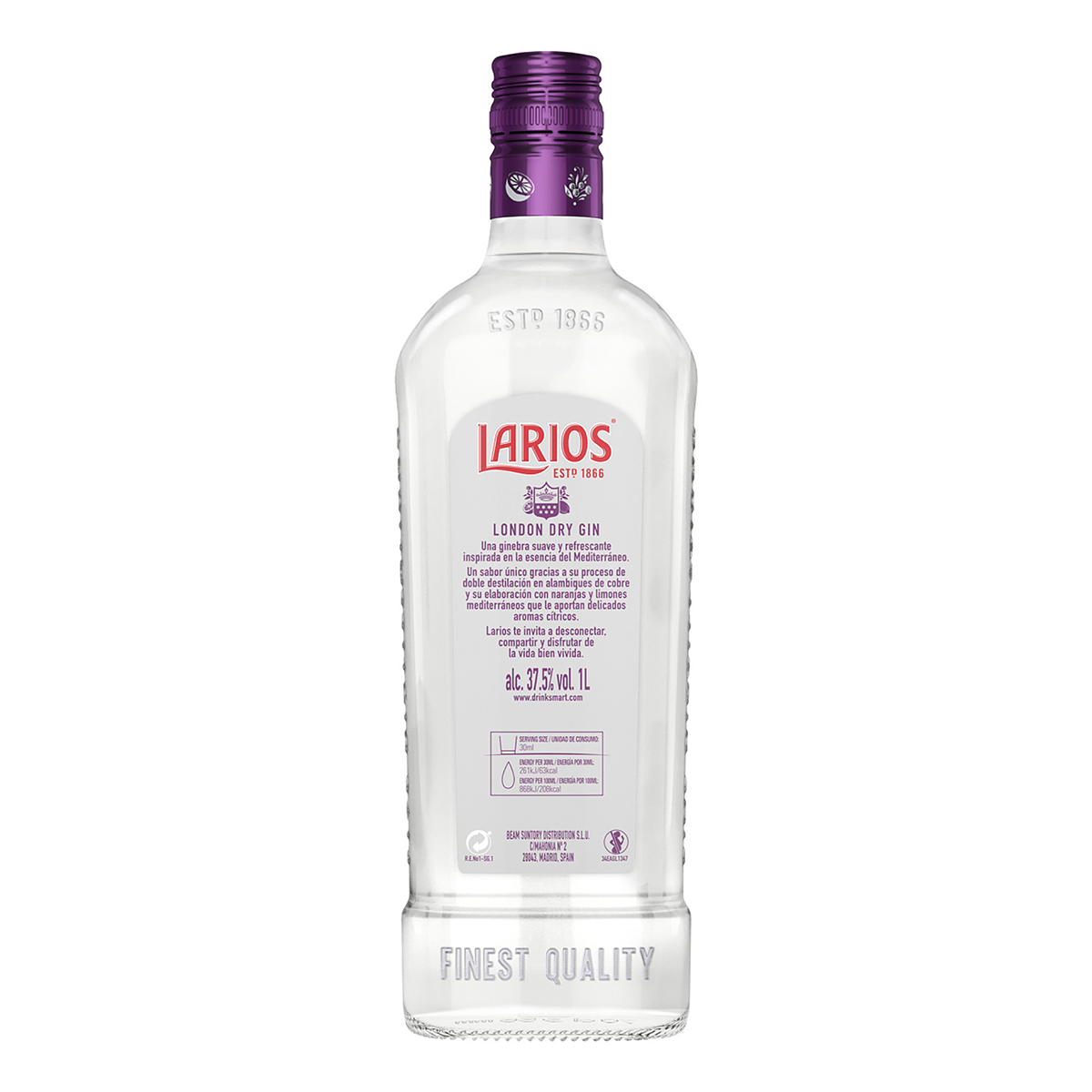 GINEBRA 1 LITRO