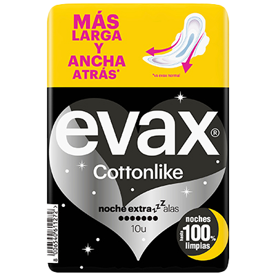 COMPRESA NOCHE EXTRA ALAS 10 UDS.