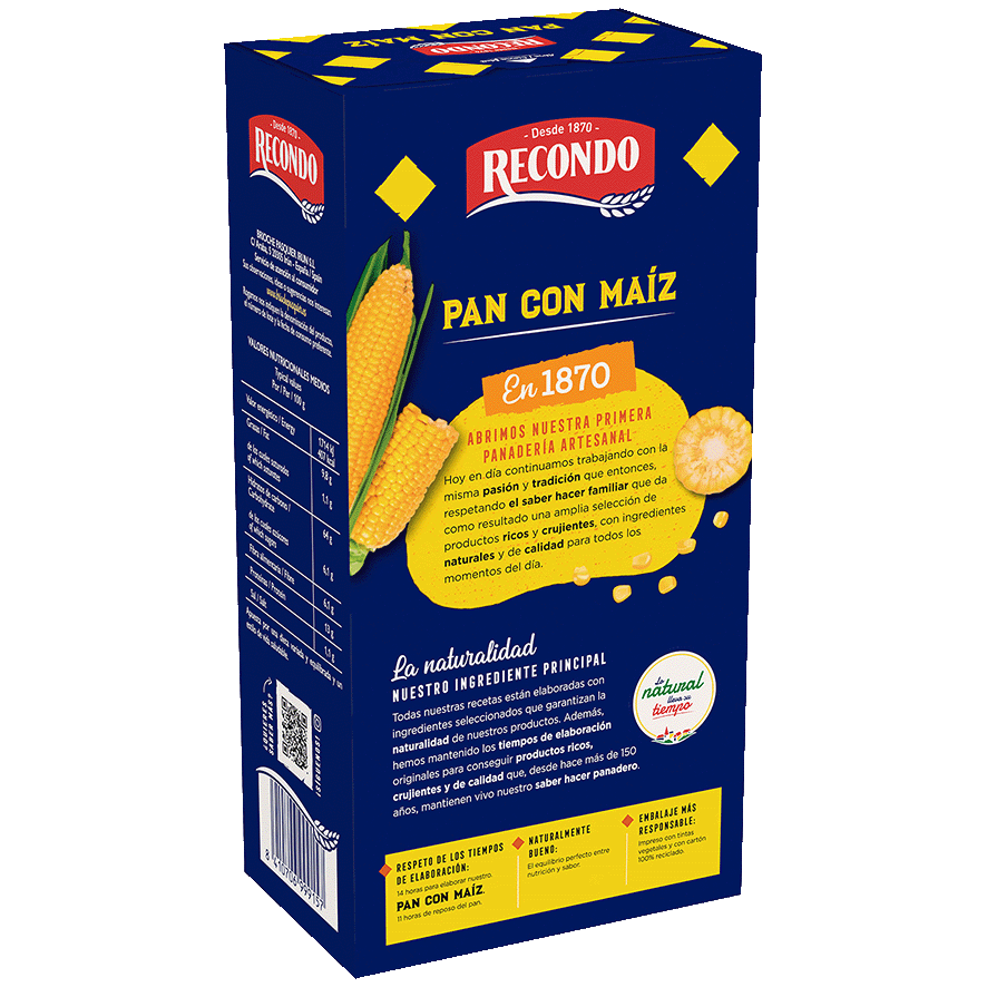 PAN CON MAIZ 240 G.