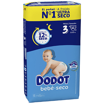 PA&Ntilde;ALES BEB&Eacute; SECO TALLA 3 62 UDS.