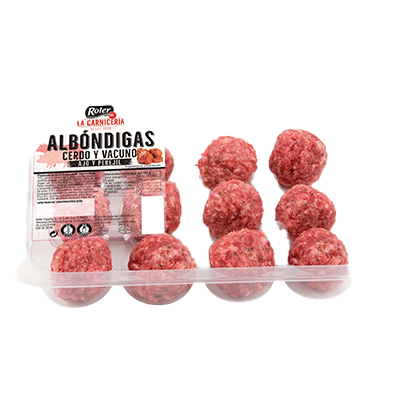ALB&Oacute;NDIGAS DE CERDO Y VACUNO 400 G.