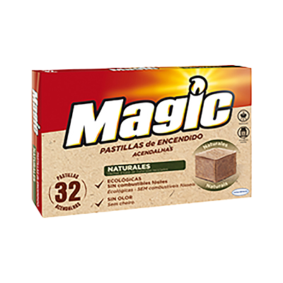 PASTILLAS ENCIENDE FUEGOS ECO SIN OLOR 32 UDS.