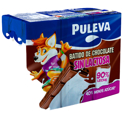 BATIDO DE CHOCOLATE SIN LACTOSA 20 CL. PACK 6