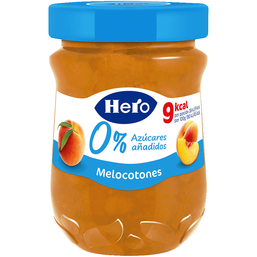CONFITURA 0% DE MELOCOT&Oacute;N 280 G.
