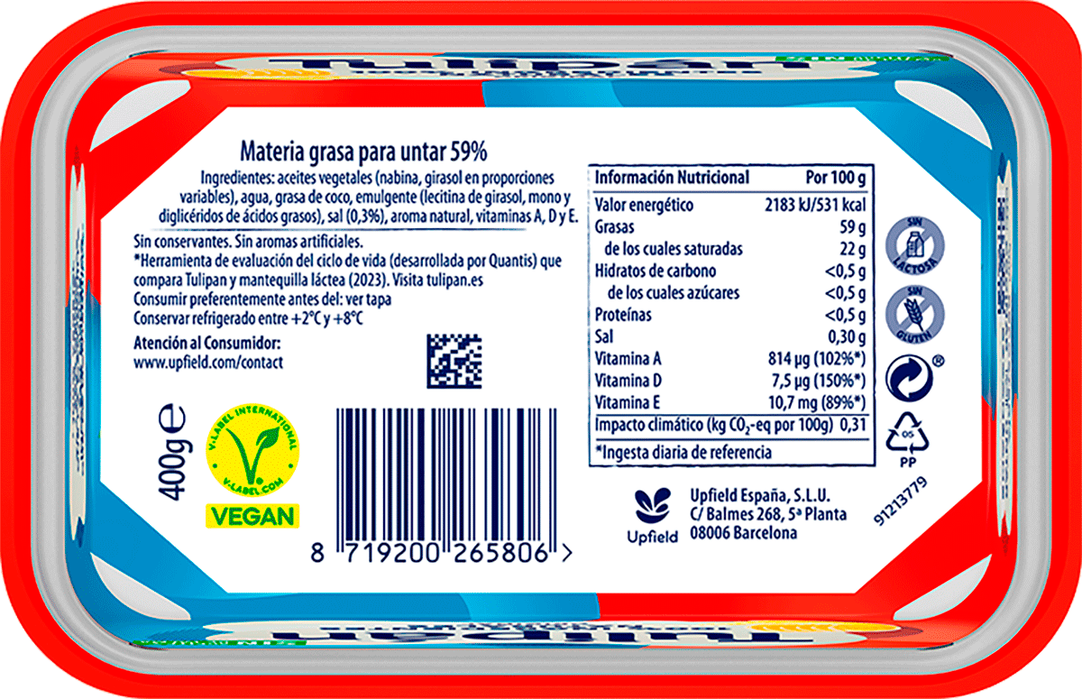 MARGARINA 400 G.