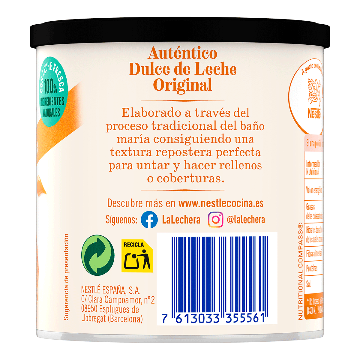 DULCE DE LECHE 397 G.