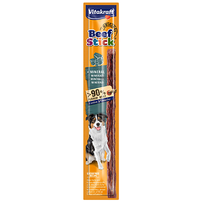 BEEF STICK + MINERALS PARA PERROS 12 G.