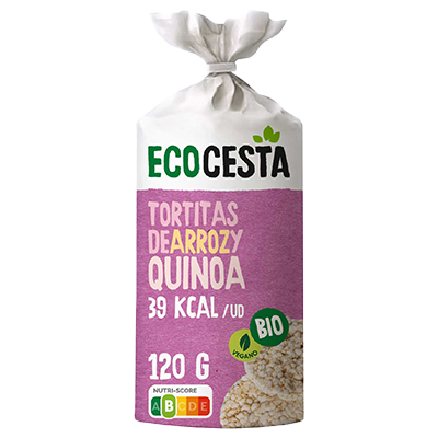 TORTITAS DE ARROZ Y QUINOA 120 G.