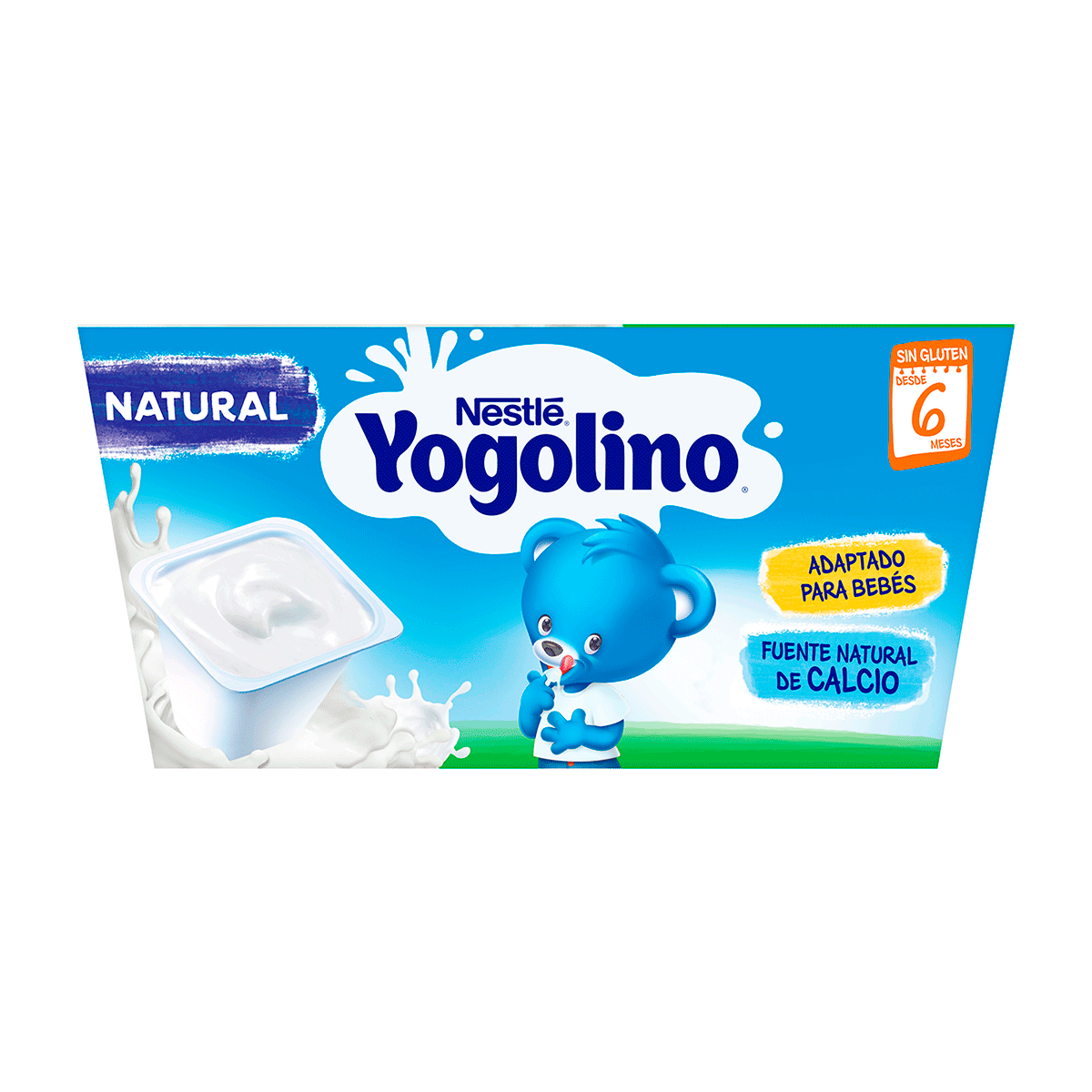 YOGOLINO NATURAL 100 G. PACK 4