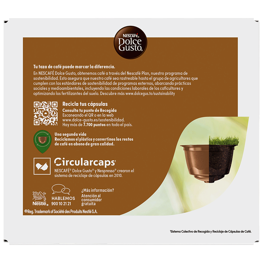 CAF&Eacute; CON LECHE DOLCE GUSTO 30 C&Aacute;PSULAS
