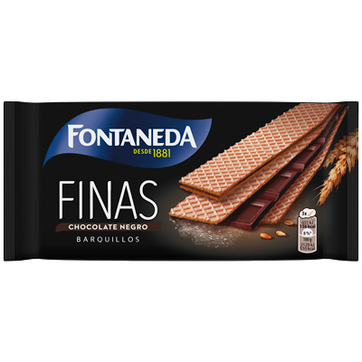 BARQUILLOS FINOS CHOCOLATE NEGRO 92 G.